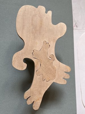 wooden fetus form